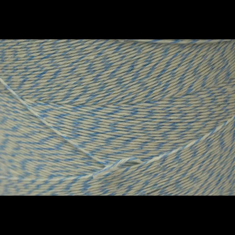 Twine Blue White Cotton 4PLY Cone 1/Roll