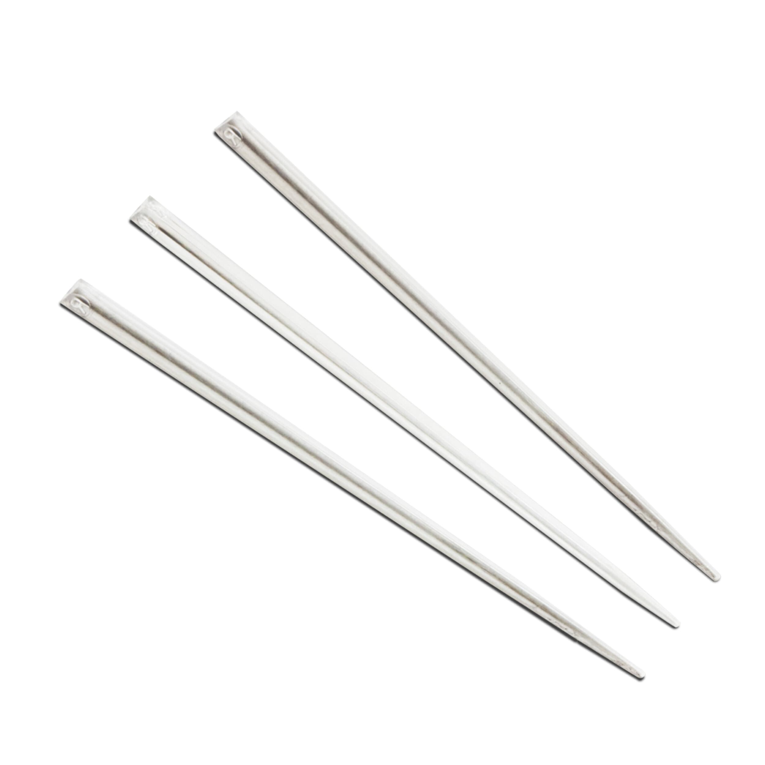 Food Prism Pick 4 IN Plastic Triangle Clear 500 Count/Pack 5 Packs/Case 2500 Count/Case