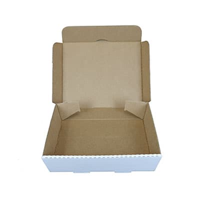 Catering Box 1/2 Size 13X10.875X3 IN Corrugated Paperboard White 50 Count/Pack 1 Packs/Case 50 Count/Case