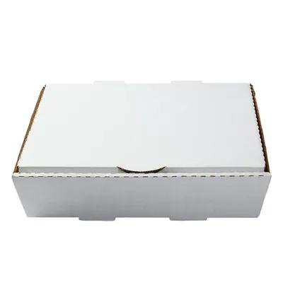 Catering Box 1/2 Size 13X10.875X3 IN Corrugated Paperboard White 50 Count/Pack 1 Packs/Case 50 Count/Case