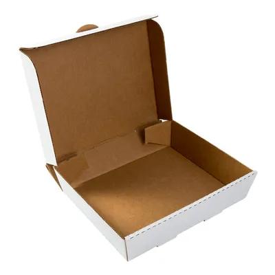 Catering Box 1/2 Size 13X10.875X3 IN Corrugated Paperboard White 50 Count/Pack 1 Packs/Case 50 Count/Case