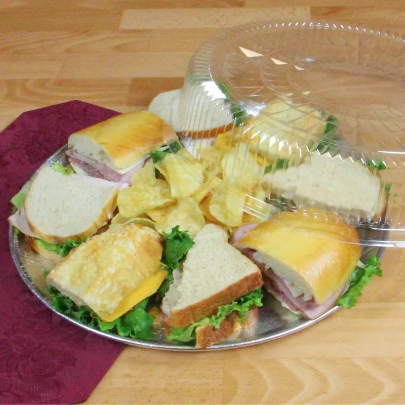 Serving Tray 12X1 IN Aluminum Silver Round 25/Case