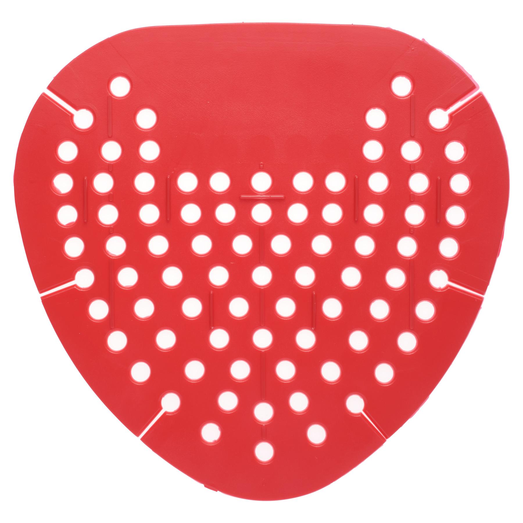 Deodorant Urinal Screen Cherry Red Vinyl 1/Each