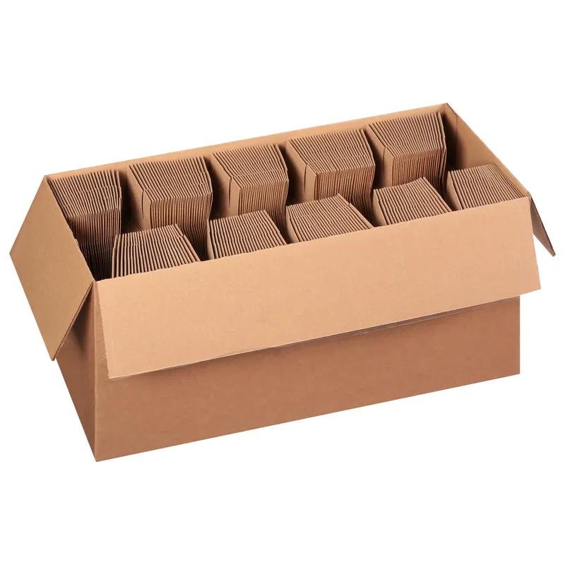 Cup Carrier 8X3.62X10.12 IN 2 Compartment Paperboard Kraft For 12-30 OZ With Handle Reusable 250/Case