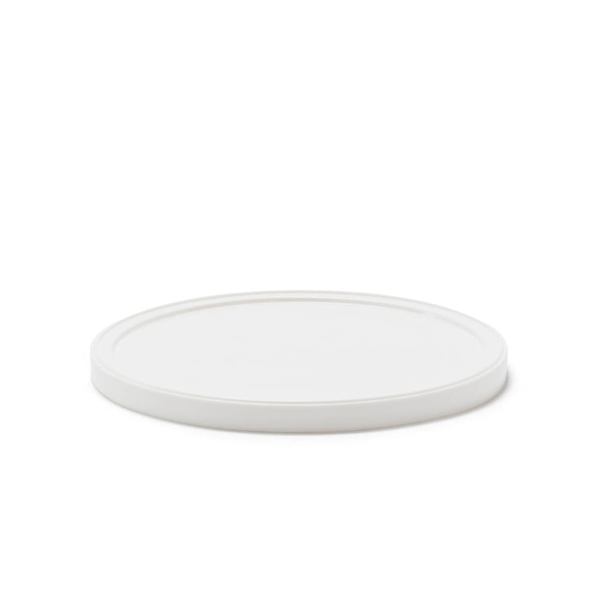 Lid Flat 6.47X0.41 IN HDPE White Round For 48-64 OZ Container 200/Case