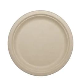 Plate 9 IN Pulp Fiber Kraft Freezer Safe Microwave Safe 1000/Case