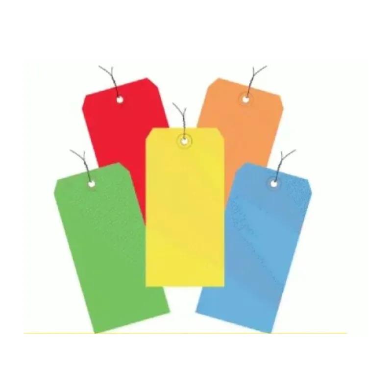 Shipping Tag #8 6.25X3.125 IN Light Blue Paper Wired 13 Point Stock 1/Each