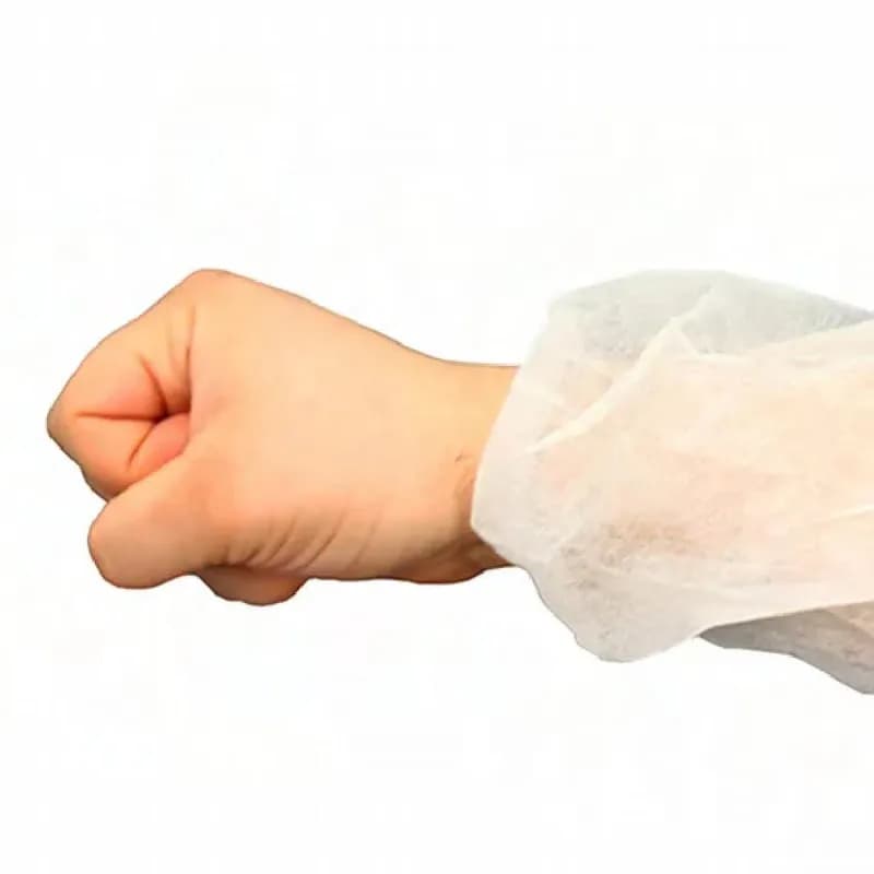 Safety Zone® Sleeve Protector 18 IN White Spunbond Polypropylene Elastic at Both Ends 100 Count/Bag 2 Bags/Case