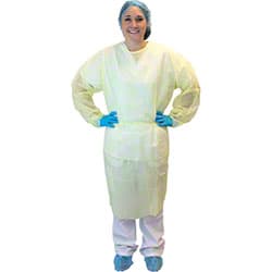 PolyLite® Isolation Gown XL Yellow PP 50/Case