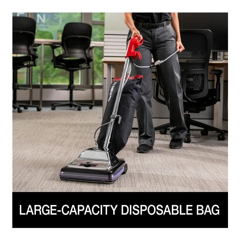 Sanitaire® TRADITION® QuietClean® Upright Vacuum 12IN Black 1/Case