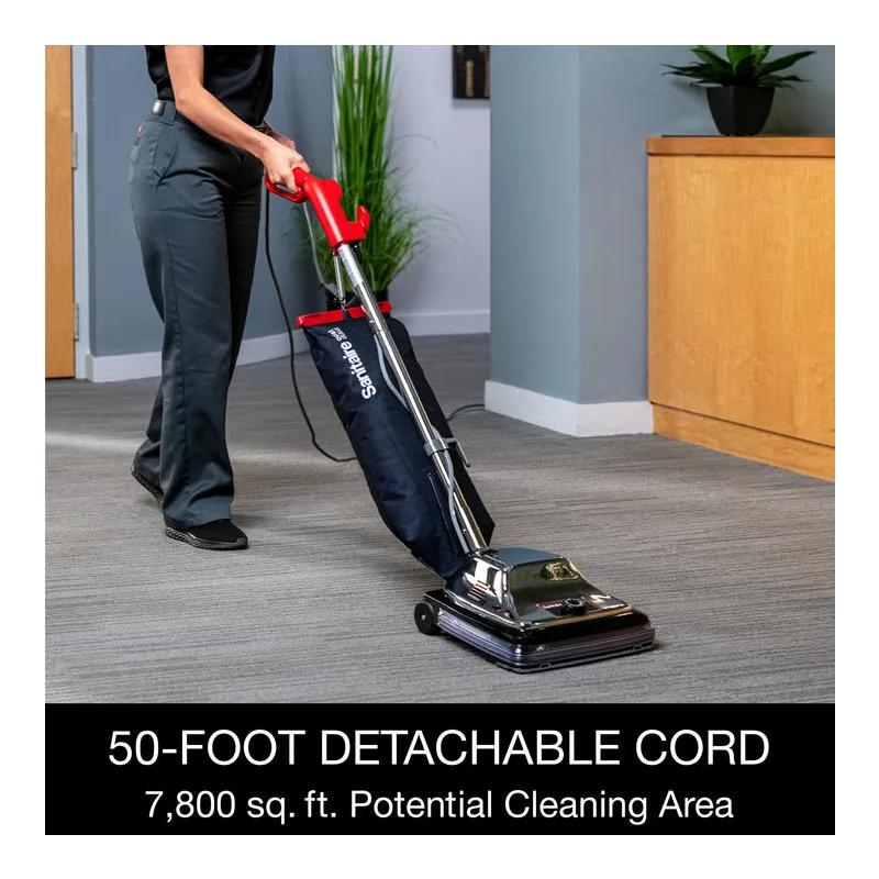 Sanitaire® TRADITION® QuietClean® Upright Vacuum 12IN Black 1/Case