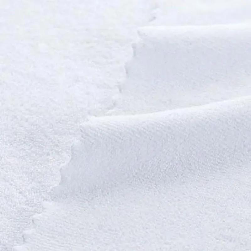 HOSPECO® Smart Rags Cleaning Cloth 12X12 IN Microfiber White18 Gram Seamless Lint-Free Economy 50 Count/Box 8 Box/Case