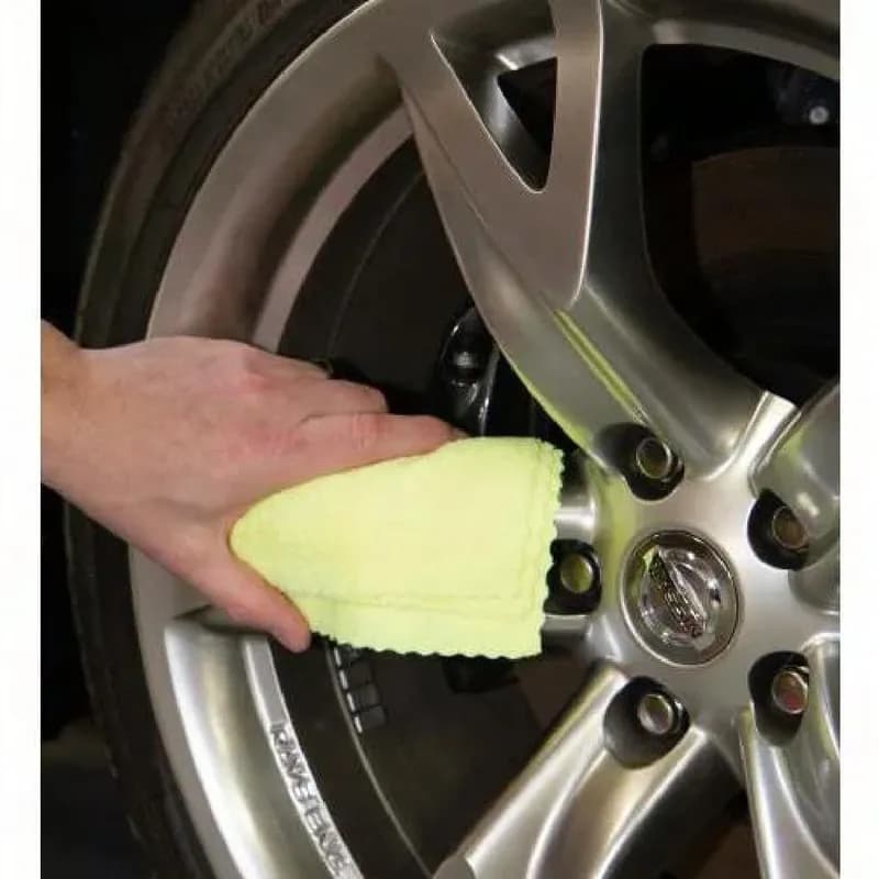 HOSPECO® Smart Rags Cleaning Cloth 12X12 IN Microfiber Yellow 18 Gram Seamless Lint-Free Economy 50 Count/Box 8 Box/Case