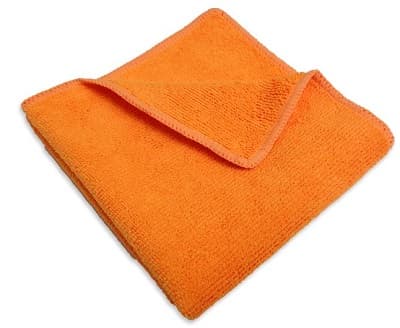 Cleaning Cloth 16X16 IN Lightweight Microfiber Orange 12 Count/Bag 20 Bags/Case