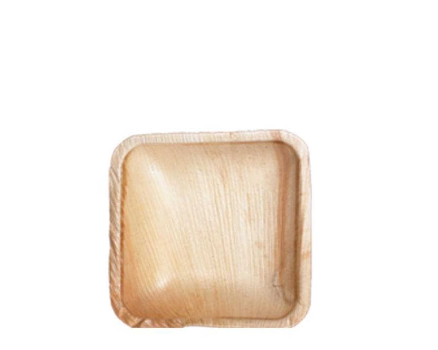 Bowl 12 OZ Palm Leaf Bamboo Square Microwave Safe Oven Safe 300/Case