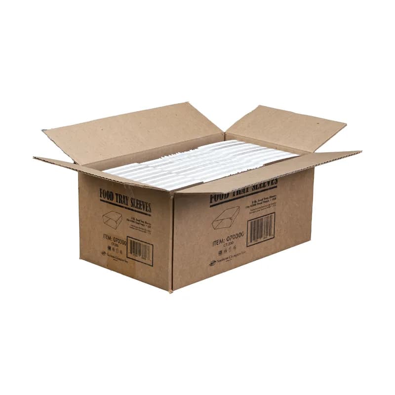 Sleeve 8.6875X5.0625X2.25 IN Clay-Coated Paperboard White Hearthstone Rectangle 250/Case