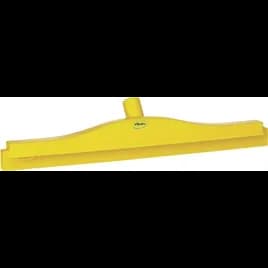 Vikan® Floor Squeegee 19.7X2.8X3.9 IN PP TPE Rubber Yellow Hygienic With Replacement Cassette Euro Threaded 1/Each