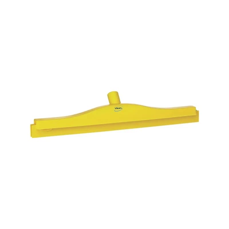 Vikan® Floor Squeegee 19.7X2.8X3.9 IN PP TPE Rubber Yellow Hygienic With Replacement Cassette Euro Threaded 1/Each