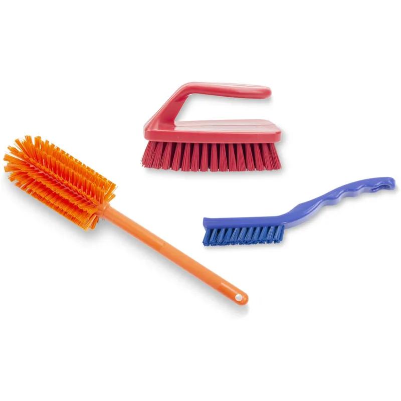 Sparta® Hand Brush 6X2.75X3.94 IN PP Polyester Red 1/Each