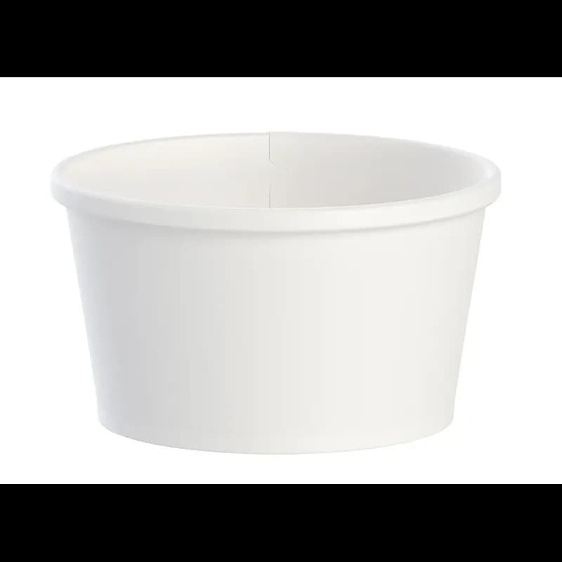 Food Container 8 OZ Paper White 500/Case