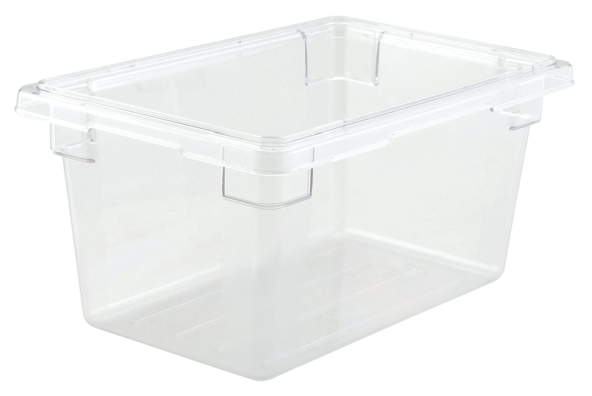 Food Storage Box 1/2 Size 17.8125X11.875X9.125 IN Clear PC Heavy Duty 1/Each