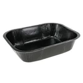 Pressware® Take-Out Tray 6.03X7.94X1.75 IN Paperboard Black Dual Ovenable 500/Case