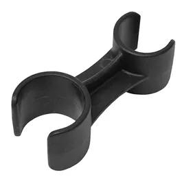 Broom Clip Black PVC For Lobby Dustpan 6/Case