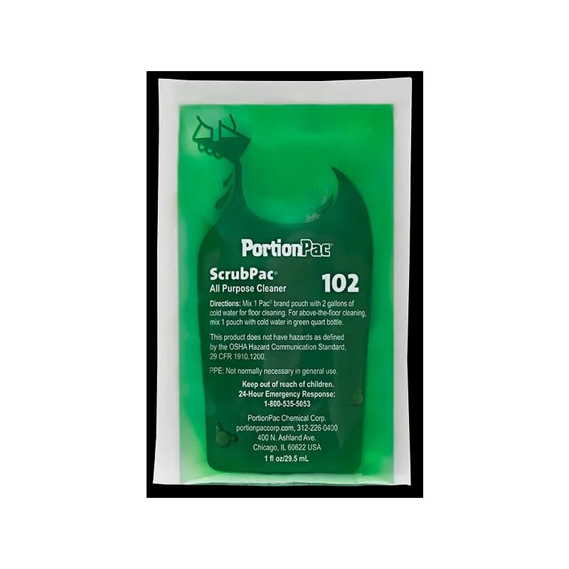 ScrubPac® All Purpose Cleaner Detergent 1 OZ 102/Case