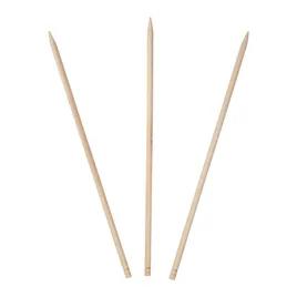 Food Skewer 8.5 IN Wood Round Assorted Brown Thick 5000/Case