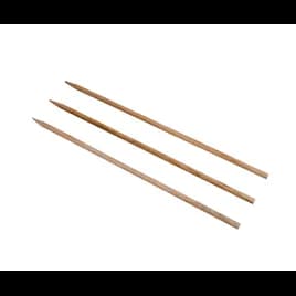 Food Skewer 8.5 IN Wood Round Assorted Brown Thick 5000/Case