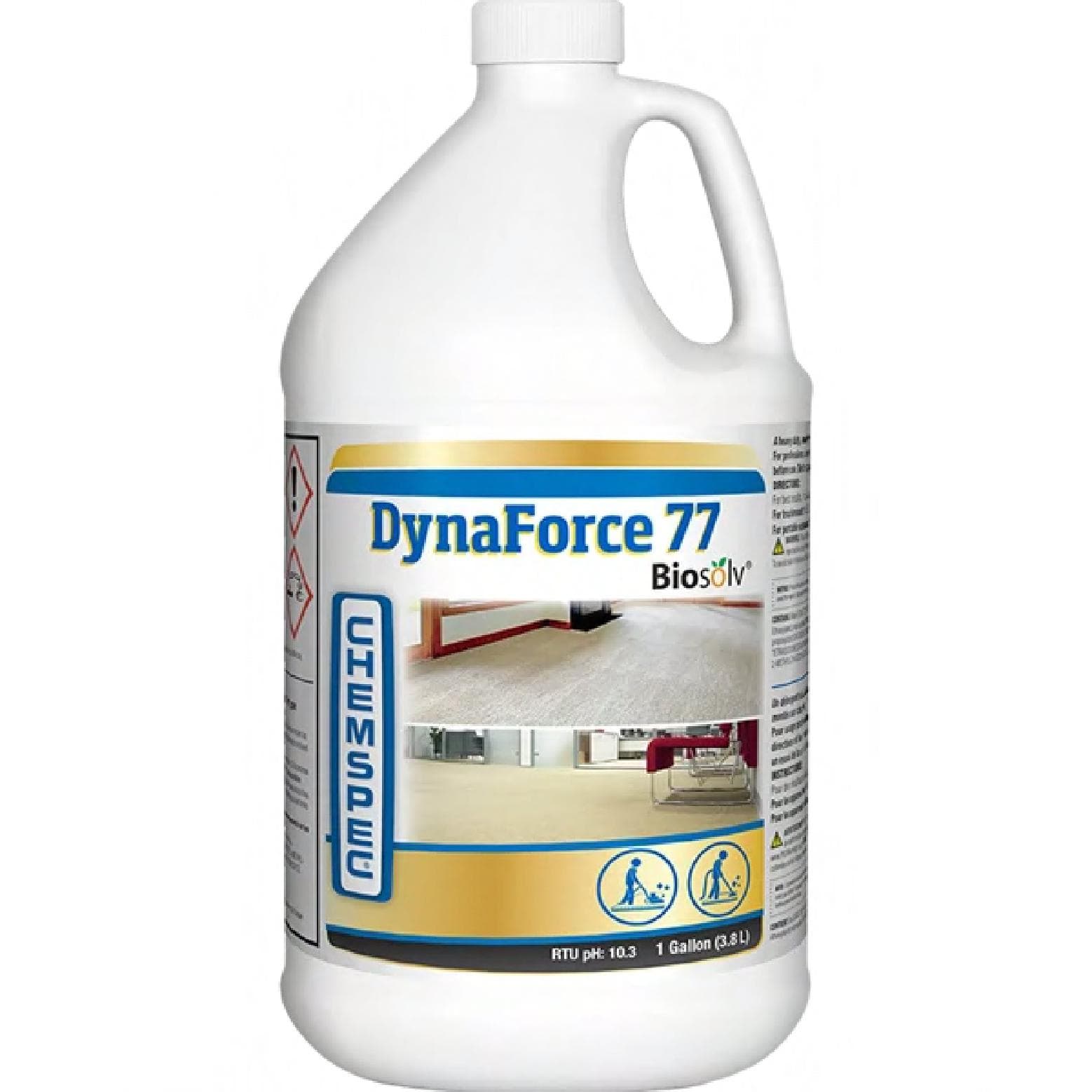 DynaForce 77 with Biosolv Carpet Cleaner 1 GAL Heavy Duty 4/Case