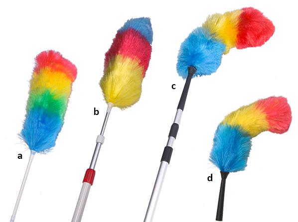 Duster 14 IN PP Multicolor Reusable Flexible 54 In Extension Handle 1/Each