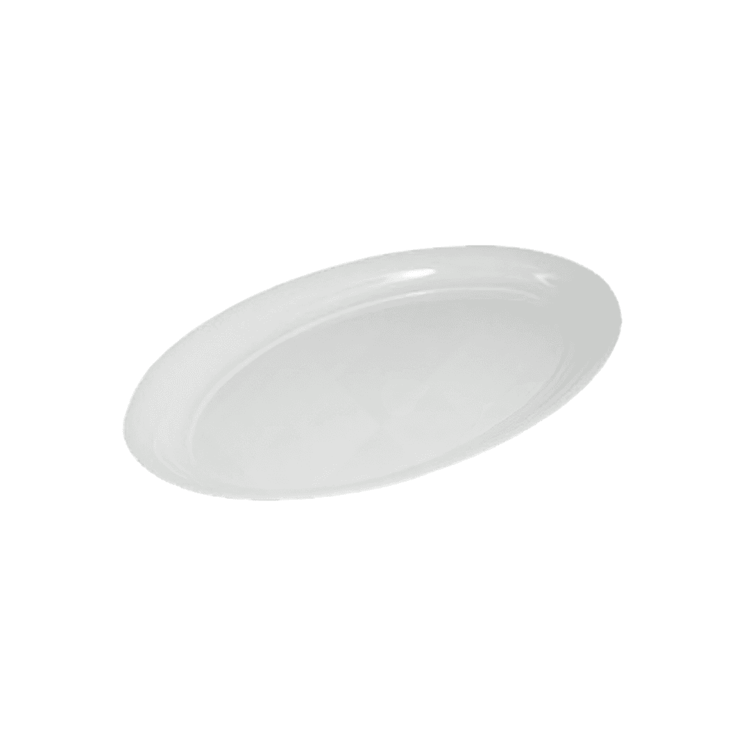 Victoria Bay Serving Tray 14X25 IN White Oval 20/Case