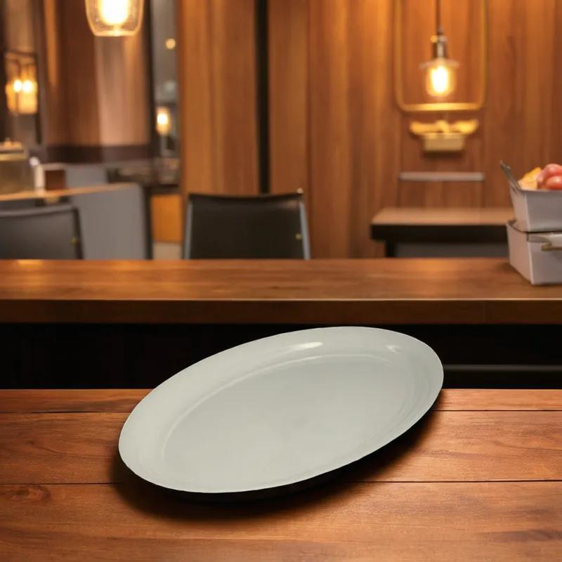 Victoria Bay Serving Tray 14X25 IN White Oval 20/Case