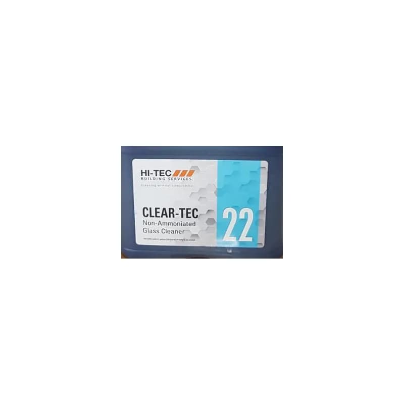 #22 Clear-Tec Glass Cleaner 3 L Non-Ammoniated 2/Case