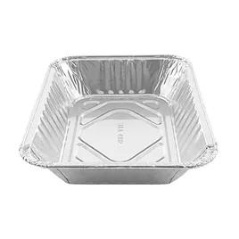 Take-Out Container Base 6.5X5 IN Aluminum Silver Oblong Shallow 1000/Case