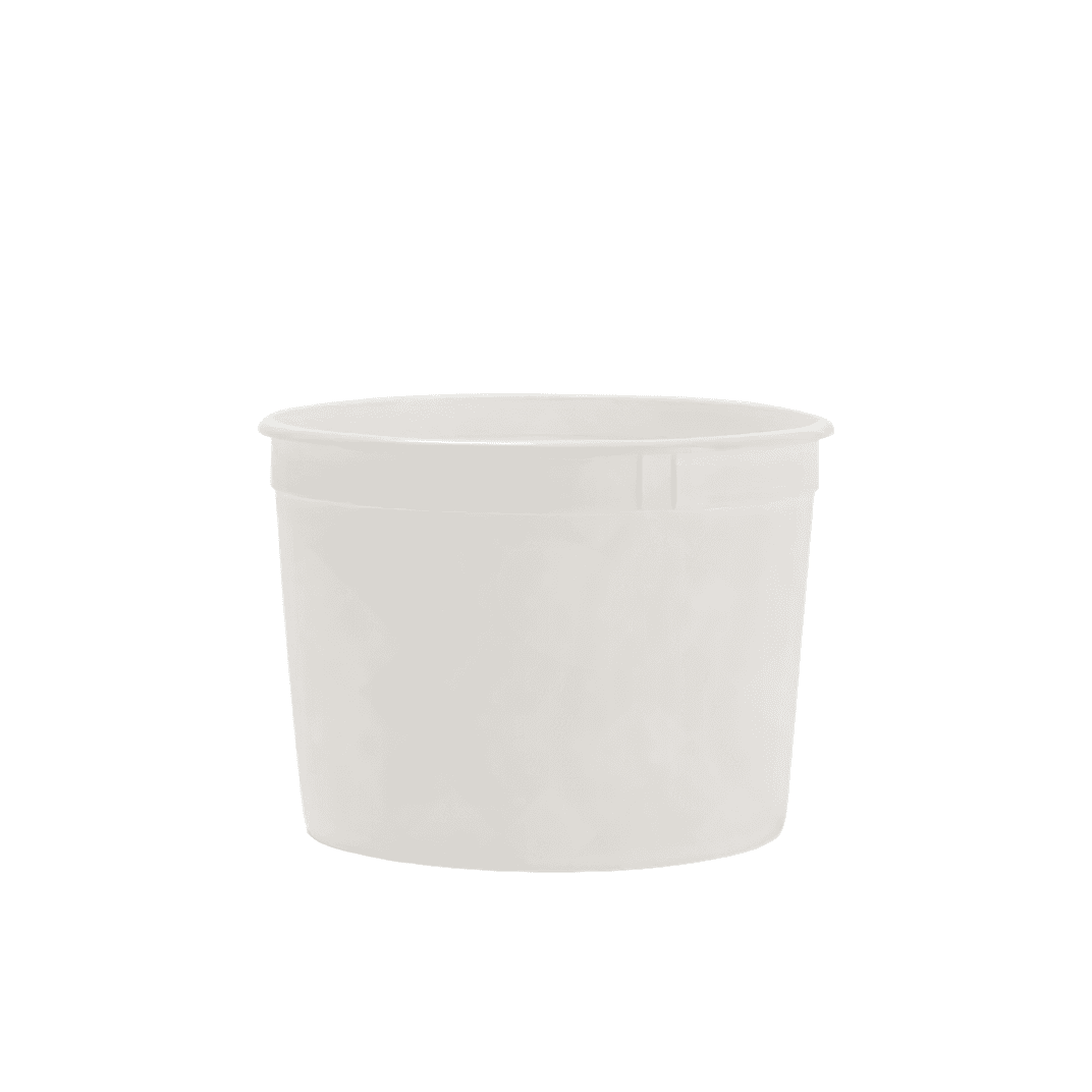 Bucket & Tub Base 64 OZ PET Translucent Round Without Handle 200/Case