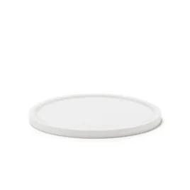 Lid Flat 6.47X0.32 IN HDPE Translucent Round For Container 200/Case
