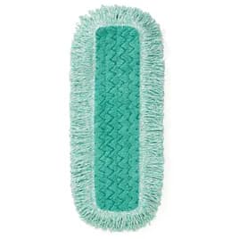 Hygen™ Dust Mop 18 IN Green Microfiber Fringed 6/Case
