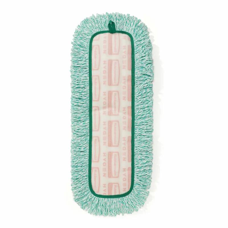 Hygen™ Dust Mop 18 IN Green Microfiber Fringed 6/Case