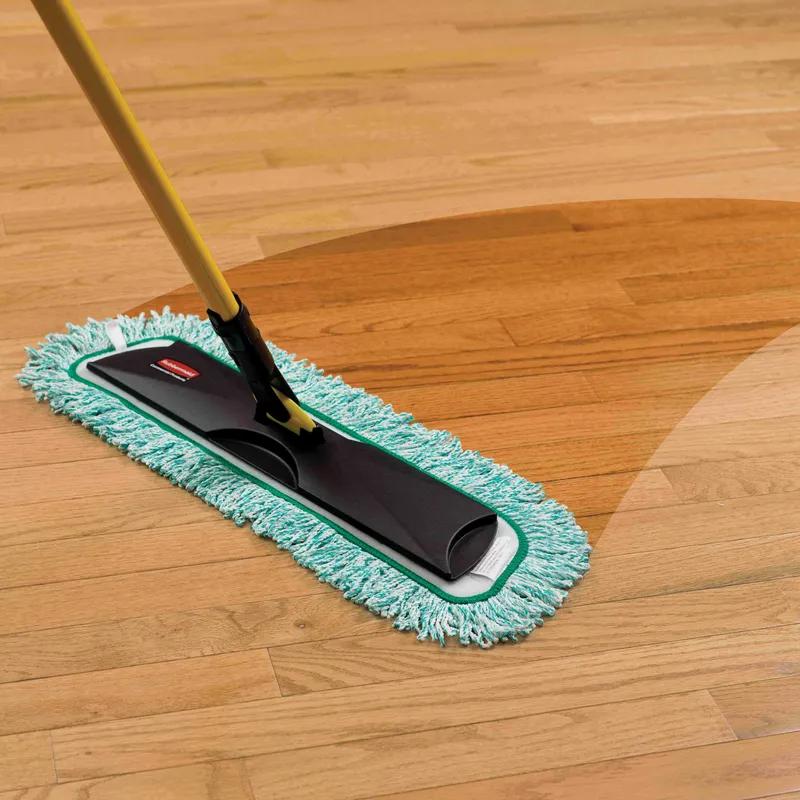 Hygen™ Dust Mop 18 IN Green Microfiber Fringed 6/Case