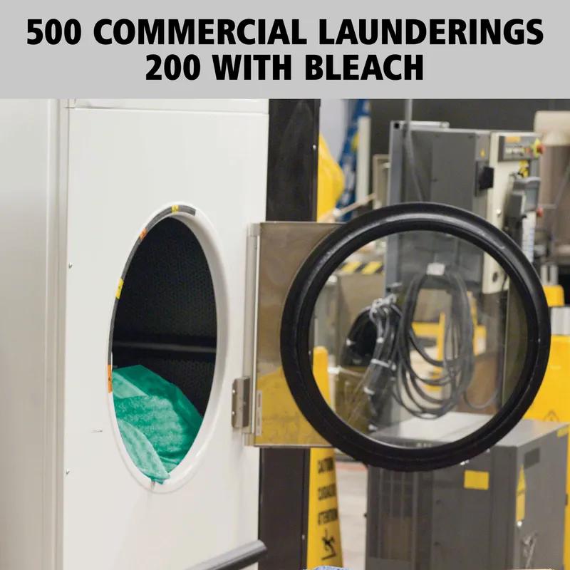 Hygen™ Dust Mop 18 IN Green Microfiber Fringed 6/Case