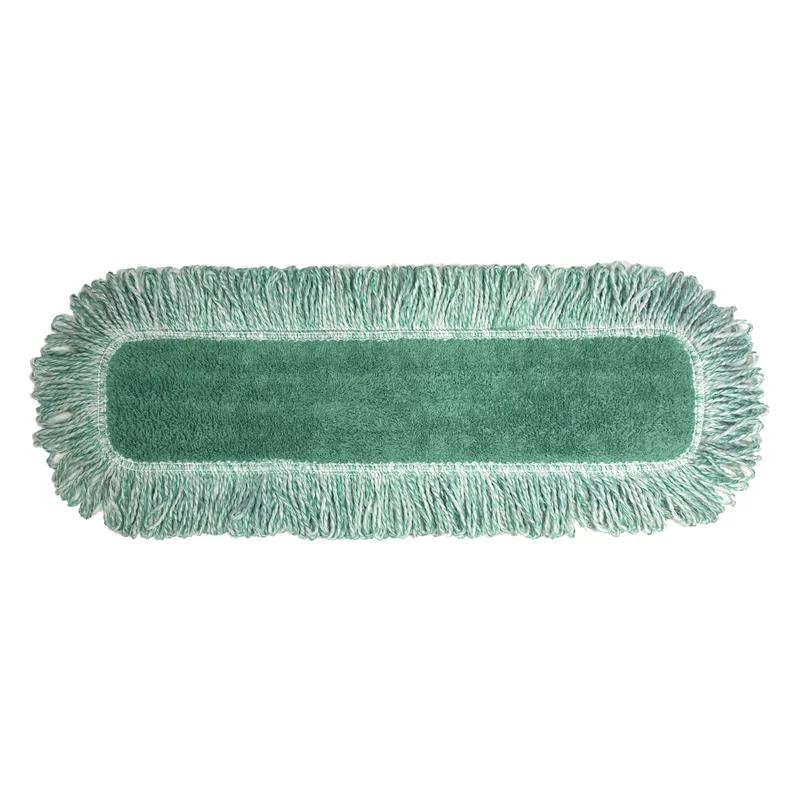 Hygen™ Dust Mop 18 IN Green Microfiber Fringed 6/Case