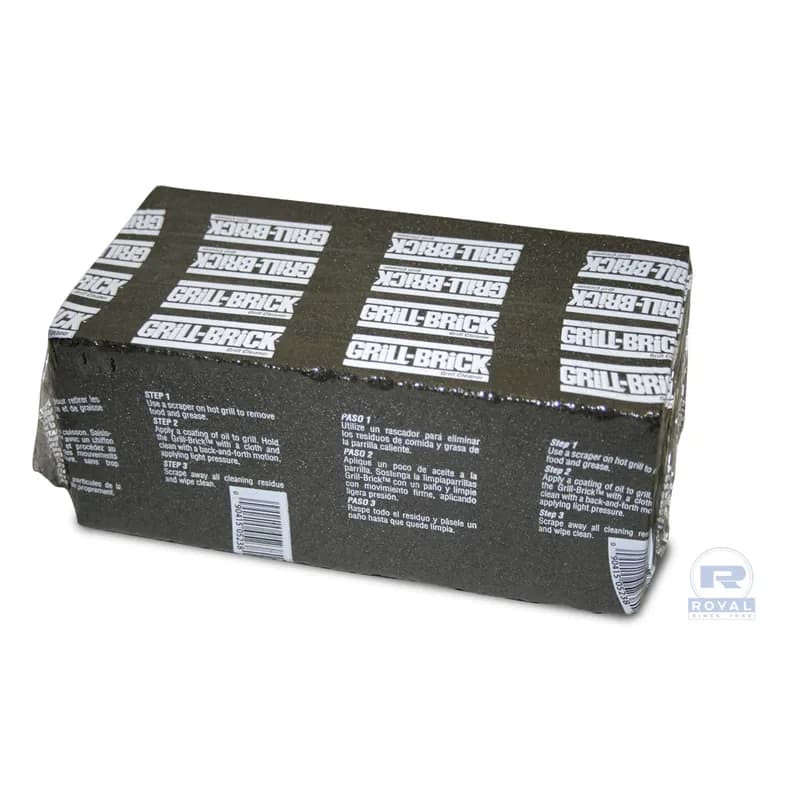 Grill Brick Abrasives Black 12 Count/Pack 1 Packs/Case 12 Count/Case