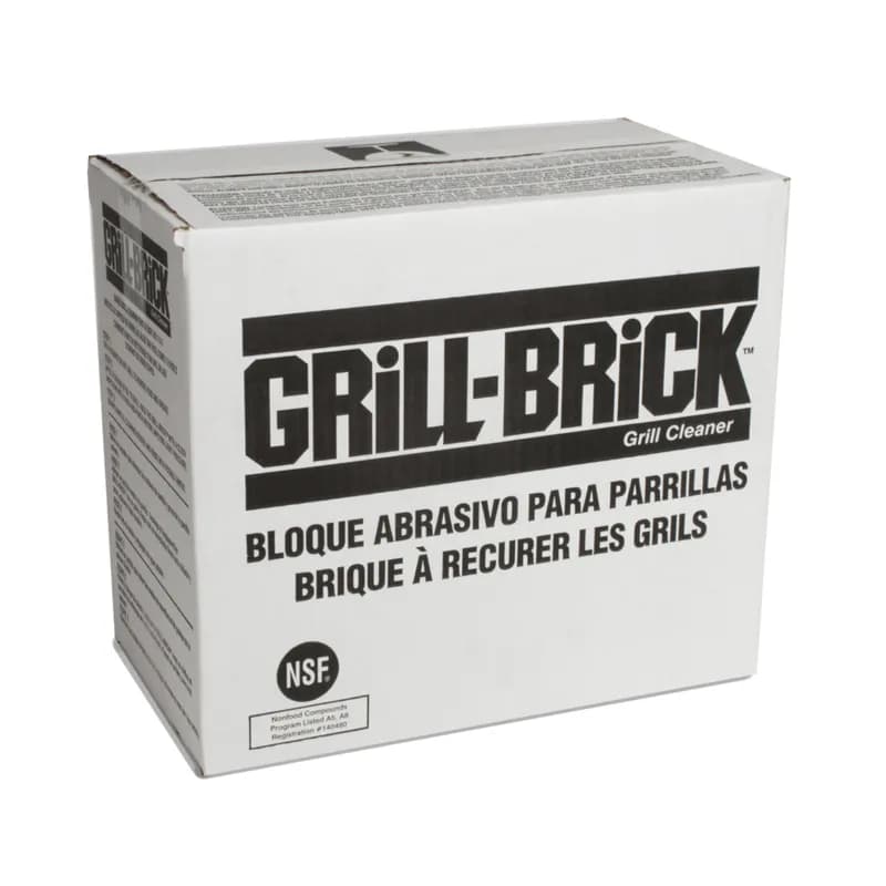Grill Brick Abrasives Black 12 Count/Pack 1 Packs/Case 12 Count/Case