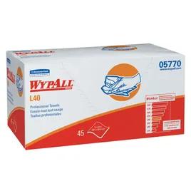 WypAll® L40 Cleaning Towel 12X23 IN DRC White 1/4 Fold 12/Case