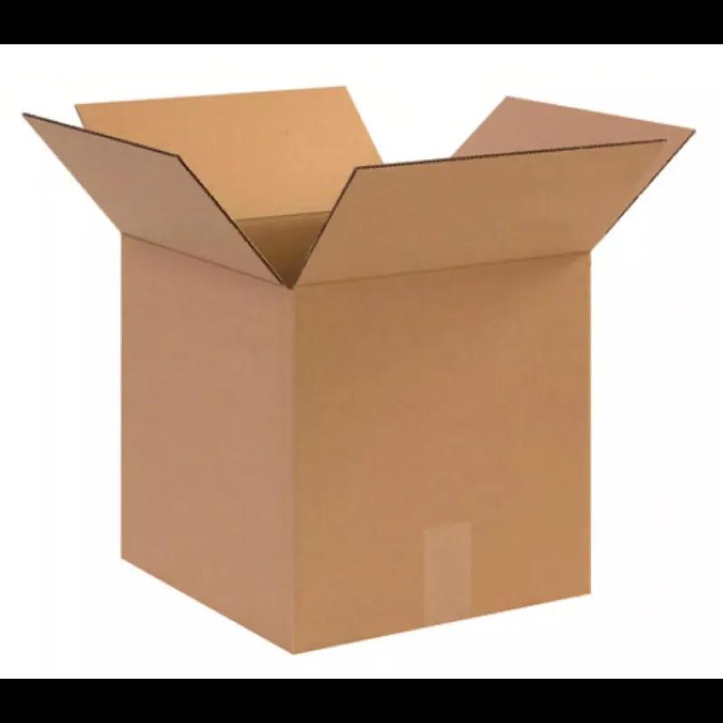 Box Kraft Corrugated Cardboard B-Flute 32ECT Die Cut 123 Bottom 800 Count/Skid