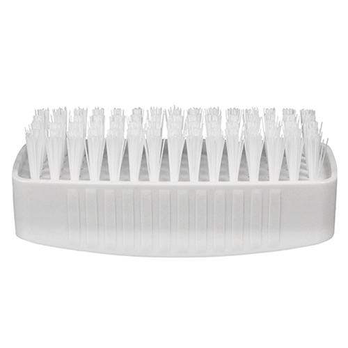 Impact® Hand & Nail Brush Nylon Plastic White Stiff Bristles 12 Count/Case