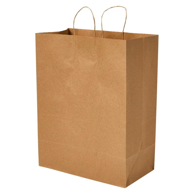 Victoria Bay Shopper Bag 13X7X17 IN Paper Kraft Gusset 250/Bundle