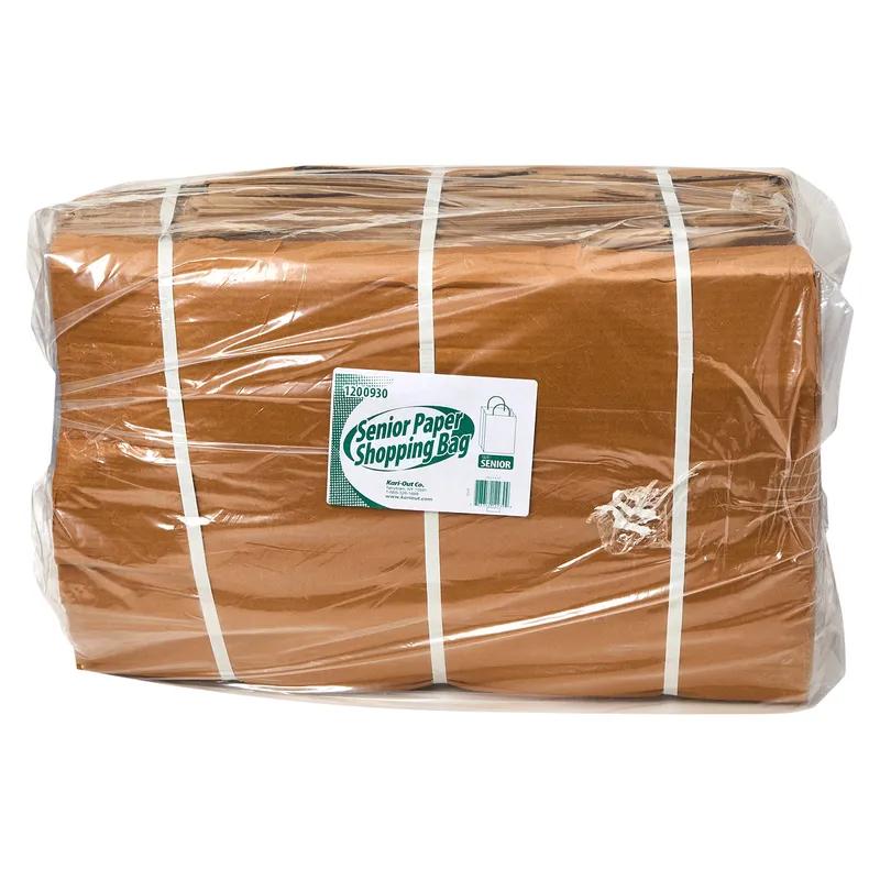 Victoria Bay Shopper Bag 13X7X17 IN Paper Kraft Gusset 250/Bundle